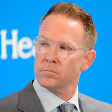 Thunder general manager Sam Presti speaks during an introductory press conference for the 2024 Thunder draft picks at Oklahoma Contemporary Arts Center in Oklahoma City, Saturday, June, 29, 2024.