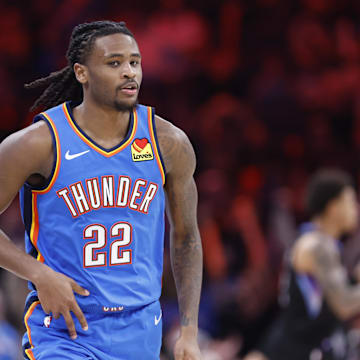 Oklahoma City Thunder guard Cason Wallace is a solid prop target on Sunday.