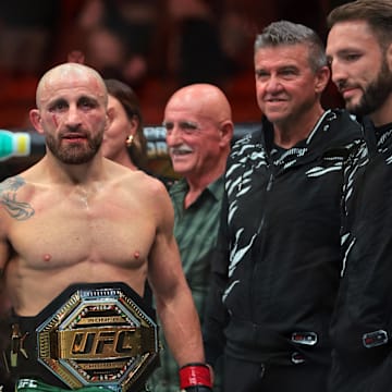 A bloody Volkanovski reclaims the UFC title from Diego Lopes at last weekend's UFC 314.