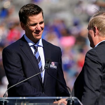 Giants great Eli Manning expressed interest in buying a small share of the franchise, but now admits the price is too high for him.