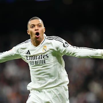 Kylian Mbappé broke a 32-year-old goalscoring record for Real Madrid.