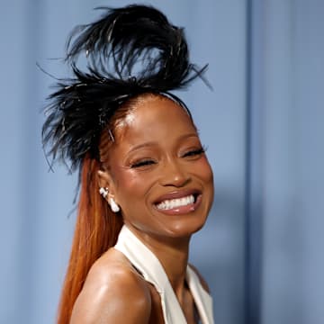 Keke Palmer attends the 2025 Met Gala Celebrating "Superfine: Tailoring Black Style" in New York City in May 2025.
