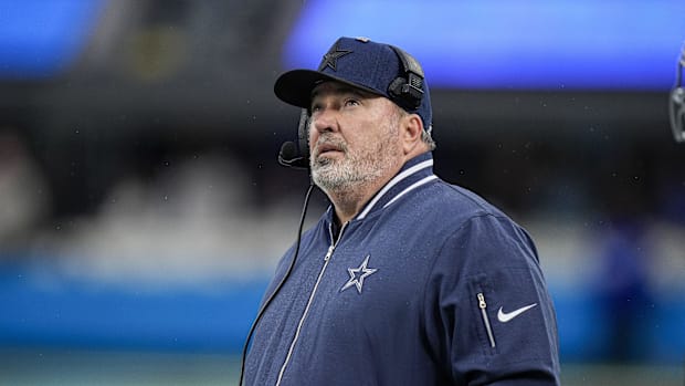 Dallas Cowboys head coach Mike McCarthy during the second half against the Carolina Panthers 