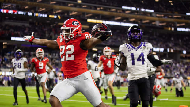 Georgia Bulldogs running back Branson Robinson 