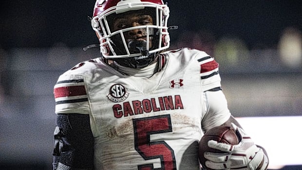 South Carolina Gamecocks Raheim Sanders, who played three seasons at Arkansas, started his ascent at Florida's Rockledge High