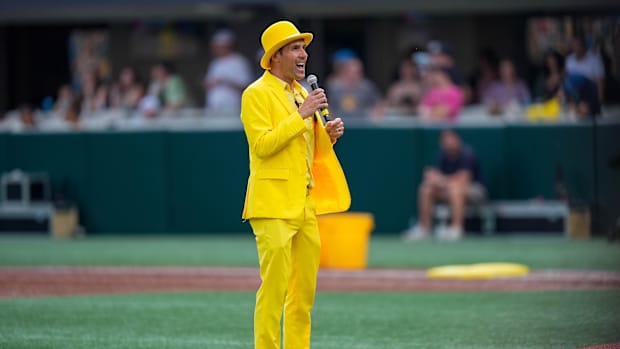 Jesse Cole during the exhibition game - Savannah Bananas vs. the Party Animals