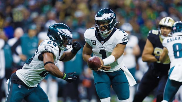 Philadelphia Eagles running back Saquon Barkely