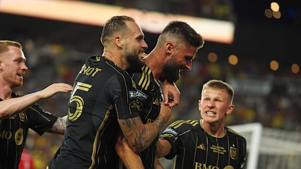 LAFC players.