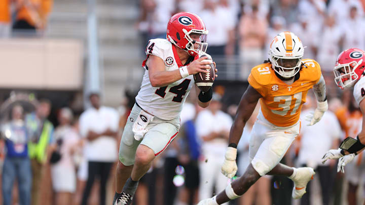 Gunner Stockton, Georgia Bulldogs, Tennessee Volunteers
