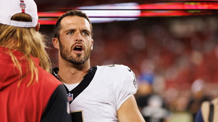 New Orleans Saints quarterback Derek Carr (4)