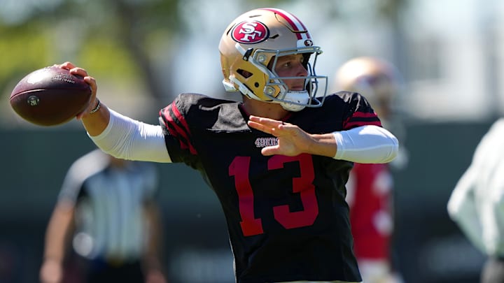 San Francisco 49ers quarterback Brock Purdy