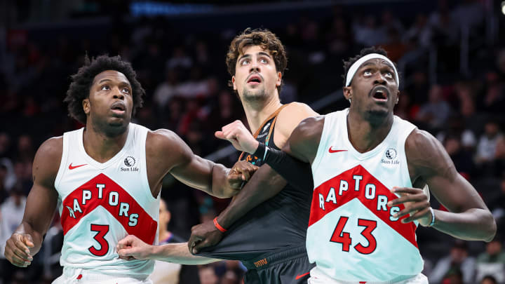 O.G. Anunoby and Pascal Siakam, Toronto Raptors and Deni Avdija, Washington Wizards