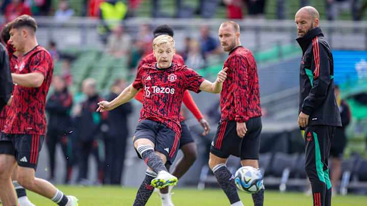 Manchester United v Athletic Club Bilbao, pre season friendly match, Dublin.
