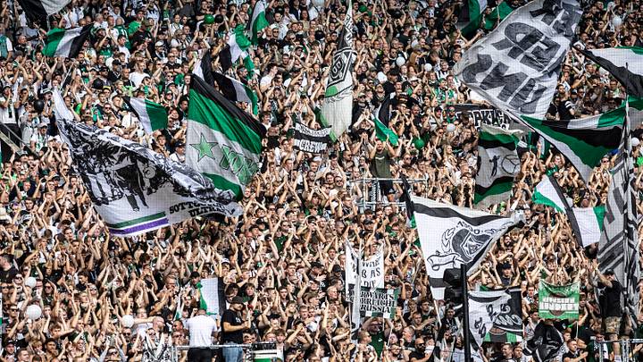 Die treuen Fans von Borussia Mönchengladbach Die treuen Fans von Borussia Mönchengladbach