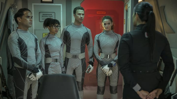 THE ARK -- "Failed Experiment" Episode 201 -- Pictured: (l-r) -- (Photo by: Aleksandar Letic/Ark TV Holdings, Inc./SYFY)