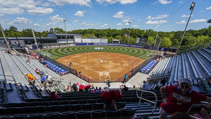 May 6, 2025; Athens, GA, USA; General views of the stadium prior to the game between Georgia and Kentucky at Jack Turner Softball Stadium. Mandatory Credit: Dale Zanine-Imagn Images