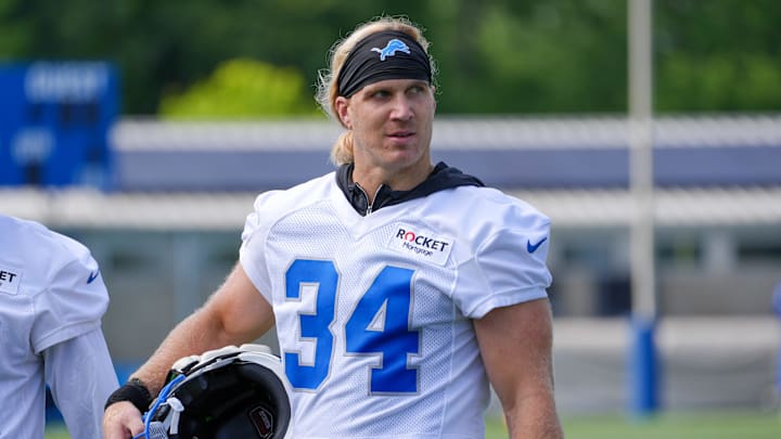 Detroit Lions Alex Anzalone must be able to 'go full tilt' to play against  Vikings