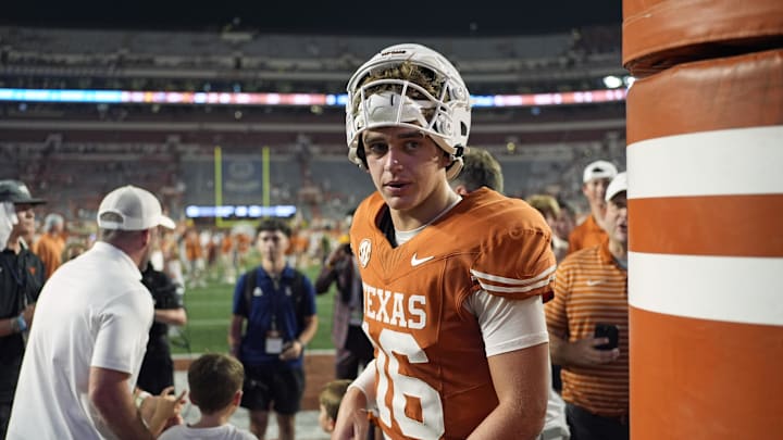 Arch Manning after the UTSA game.