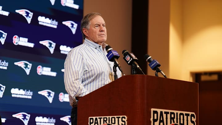 Former New England Patriots coach Bill Belichick slammed Jerod Mayo's public criticism of the players in the wake of the loss to the Jacksonville Jaguars. Former New England Patriots coach Bill Belichick slammed Jerod Mayo's public criticism of the players in the wake of the loss to the Jacksonville Jaguars.