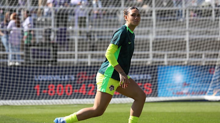 Washington Spirit forward Trinity Rodman is not expected to return to play after her back injury flared up last week. Washington Spirit forward Trinity Rodman is not expected to return to play after her back injury flared up last week.