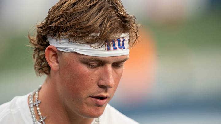 New York Giants quarterback Jaxson Dart