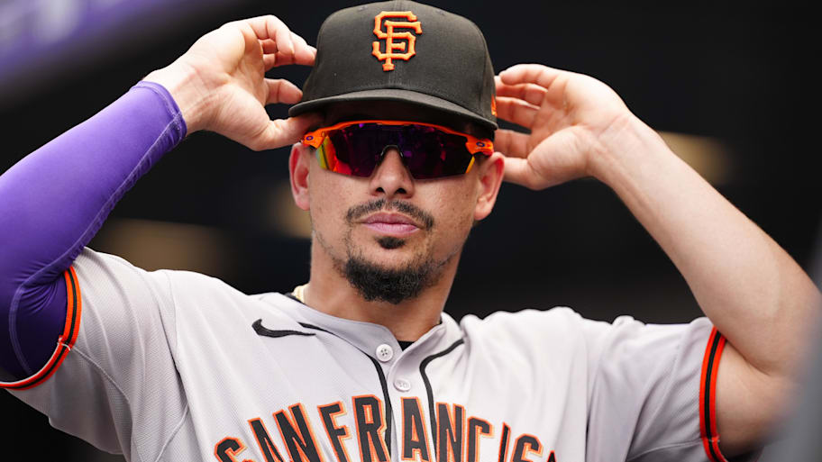 San Francisco Giants shortstop Willy Adames. | Ron Chenoy-Imagn Images