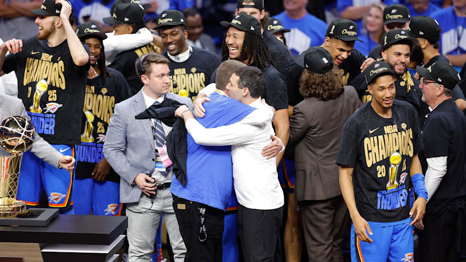 The Oklahoma City Thunder won the NBA Finals Sunday night. | Alonzo Adams-Imagn Images