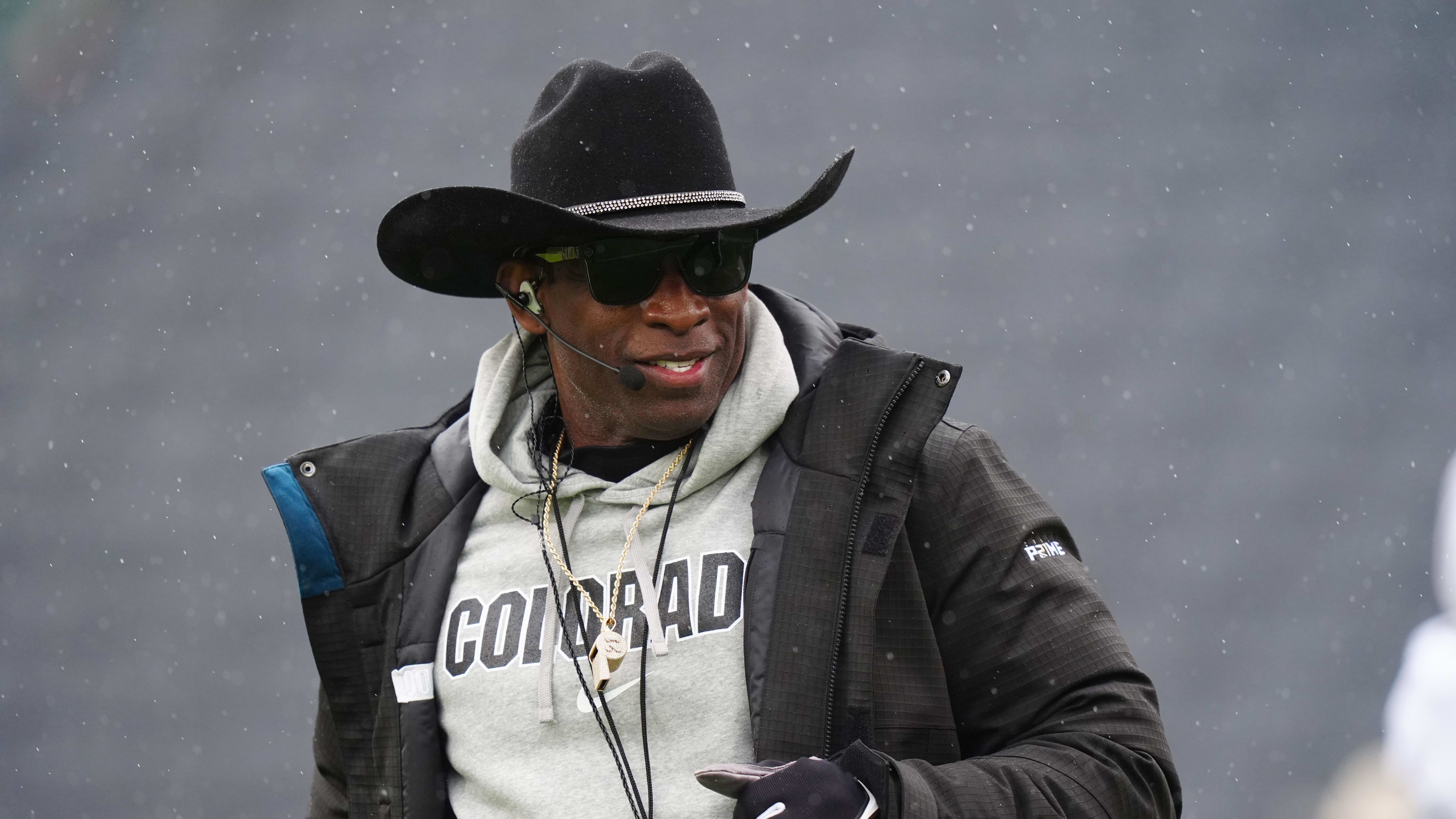 Colorado's Deion Sanders has no plans to follow his sons to the NFL. 
