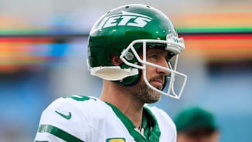 Former NY Jets quarterback Aaron Rodgers