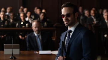 Daredevil/Matt Murdock (Charlie Cox) in Marvel Television's DAREDEVIL: BORN AGAIN, exclusively on Disney+