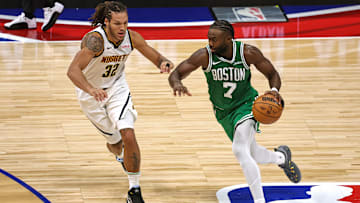 Boston Celtics, Three-pointers, Denver Nuggets, Celtics preseason, Abu Dhabi