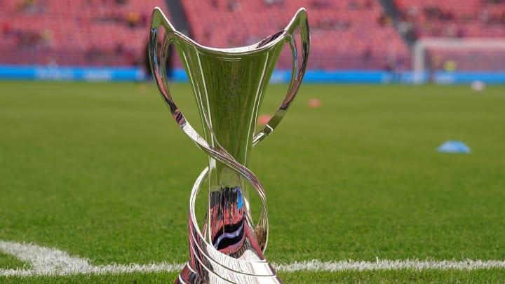 The UEFA Women's Champions League trophy