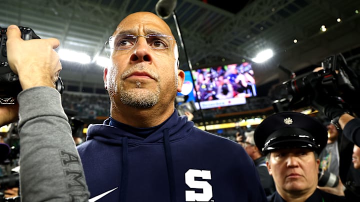 Penn State football head coach James Franklin