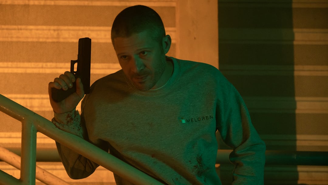Zach Gilford as Elias Voit in Criminal Minds: Evolution, episode 10, season 18 streaming on Paramount+, 2025. Photo Credit: Michael Yarish/Paramount+