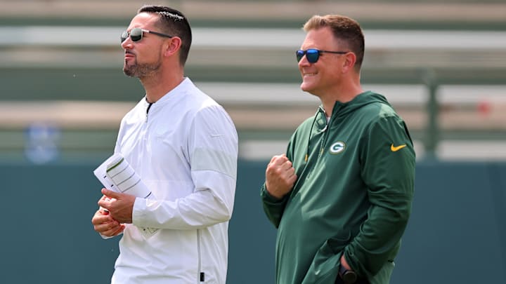 Green Bay Packers HC Matt LaFleur, GM Brian Gutekunst