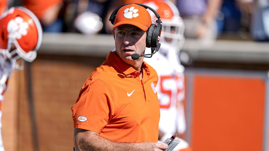 Clemson head coach Dabo Sweeney