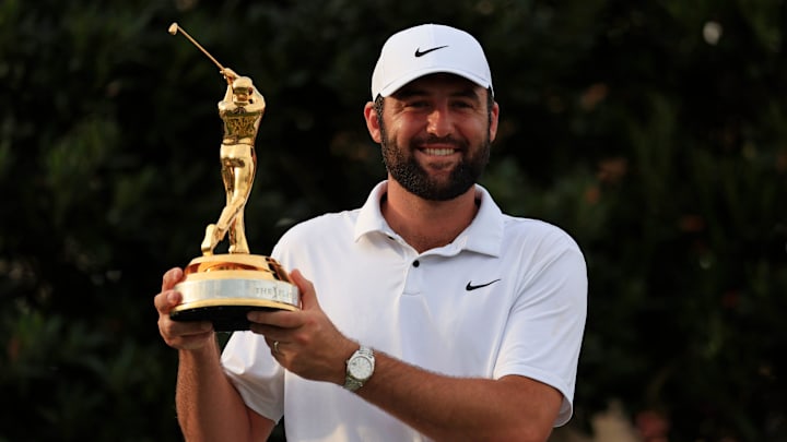 Scottie Scheffler is looking to win his third straight Players Championship. Scottie Scheffler is looking to win his third straight Players Championship.