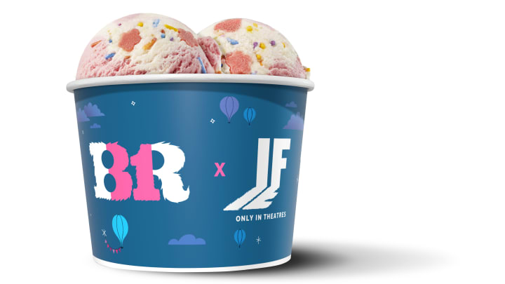 This image from Baskin Robbins photo shoot of FY22 Web Image Updates images. Shoot date: Week of February 28th, 2022, photographed by Michael Indresano Photography Inc., 33 A St., Boston, MA 02127, 617-269-2400, www.indresano.com. Ansira job #: JOB-004381. Licensed to Dunkin Brands, Inc. Per Indresano Photography, Inc. usage terms are as follows – Term: Perpetual (unlimited), Permitted Materials: Any and all point of purchase, print and Internet materials; Permitted Media: In-store, print and