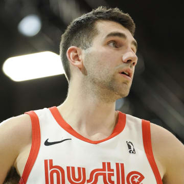 Memphis Hustle guard Dakota Mathias 