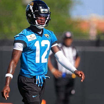 Jacksonville Jaguars wide receiver Travis Hunter