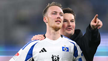 Sebastian Schonlau mit HSV-Trainer Merlin Polzin