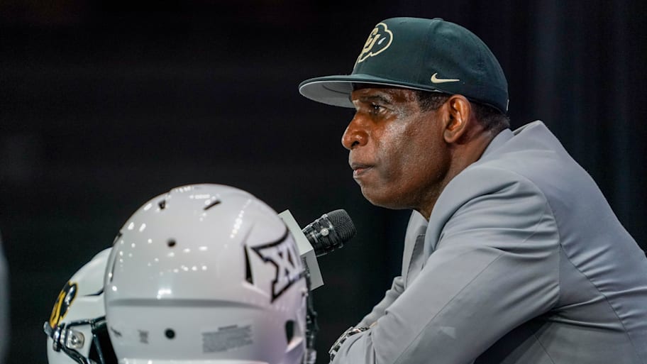 Colorado Buffaloes head coach Deion Sanders was diagnosed with a cancerous bladder, and underwent surgery this spring. | Raymond Carlin III-Imagn Images