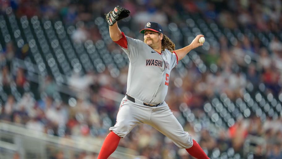The Los Angeles Angels have traded for Washington Nationals reliever Andrew Chafin. | Matt Blewett-Imagn Images