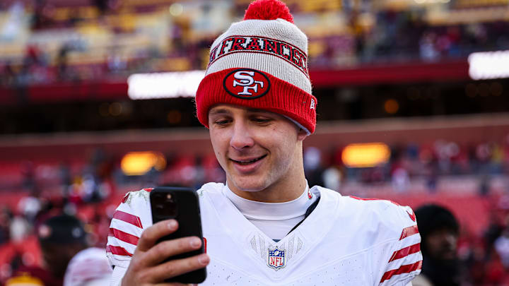 San Francisco 49ers quarterback Brock Purdy (13)