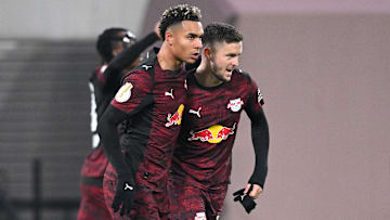 Antonio Nusa (li.)und Christoph Baumgartner sind aktuell in überragender Form