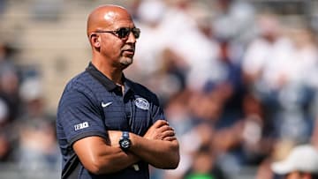 Penn State football head coach James Franklin