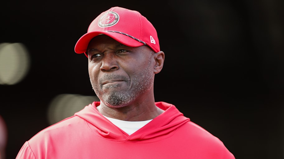 Dec 29, 2024; Tampa, Florida, USA; Tampa Bay Buccaneers head coach Todd Bowles looks on before a game against the Carolina Panthers at Raymond James Stadium. Mandatory Credit: Nathan Ray Seebeck-Imagn Images | Nathan Ray Seebeck-Imagn Images