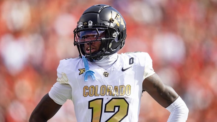 Colorado Buffalos wide receiver/cornerback Travis Hunter. 