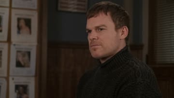 Michael C. Hall as Dexter in DEXTER: NEW BLOOD, “Sins of the Father”. Photo Credit: Robert Clark/SHOWTIME.