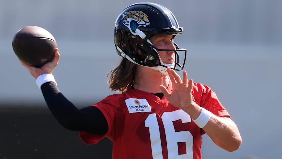 Trevor Lawrence had a breakout 2022 season, passing for 4,113 yards and 25 touchdowns. But he hasn't been able to play to that level the past two seasons. | Corey Perrine/Florida Times-Union / USA TODAY NETWORK via Imagn Images